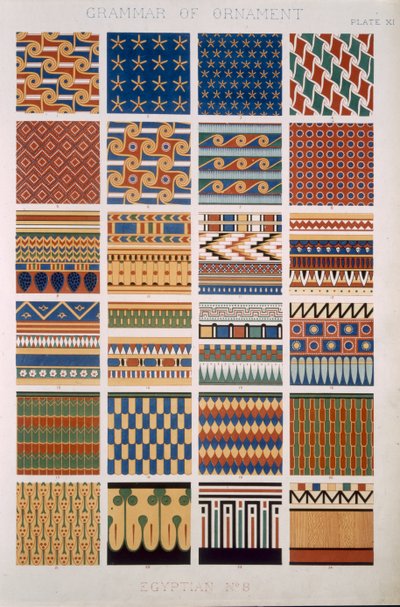 Egyptian No 8, Plate X, from 